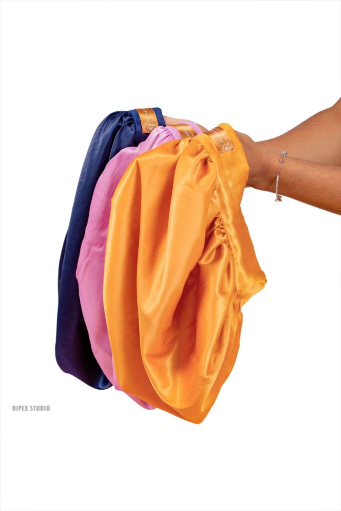 Bonnet en Satin à Élastique